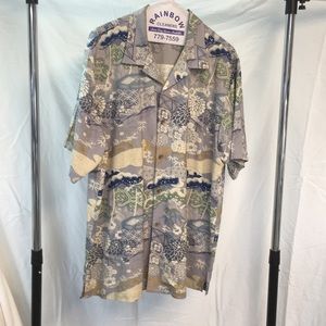 Men’s Tommy Bahama 100% silk shirt
